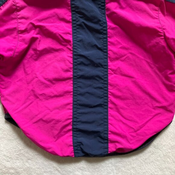 Please Mum Fleece-Lined Hooded Jacket 12-18M | Pink & Navy Windbreaker VGUC - Picture 16 of 16